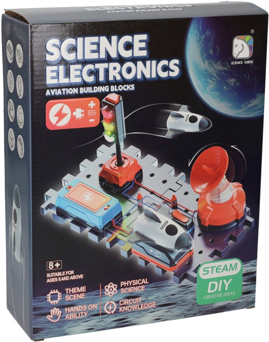 Lobbes science electronics electrical aviation construction set with traffic light