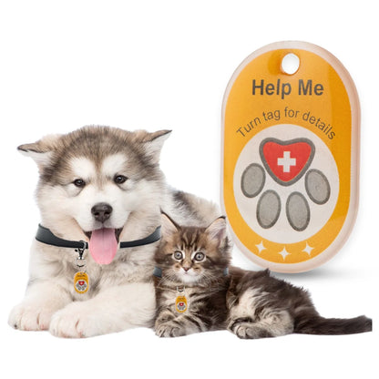 Genie Pet Tag Oval
